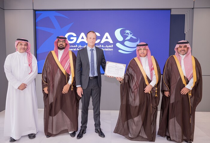الطيران المدني يمنح شركة VistaJet شهادة المشغل الأجنبي لتشغيل الطائرات الخاصة (بالطلب) داخليًا في المملكة