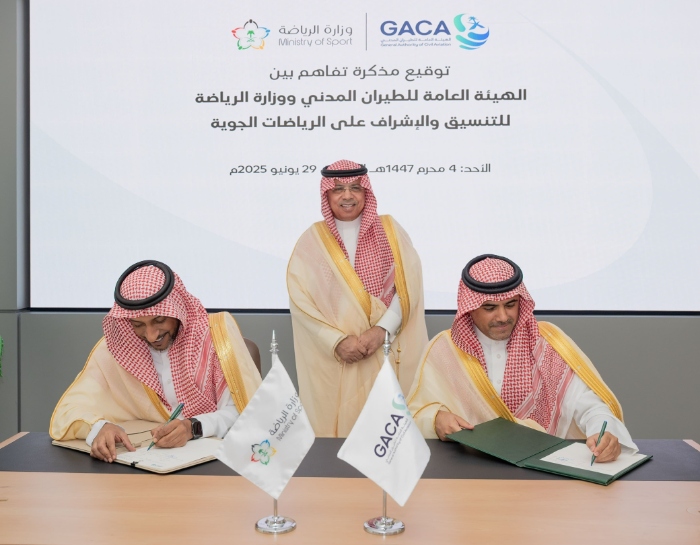 GACA and Ministry of Sport Sign MoU to Regulate and Oversee Air Sports Activities
